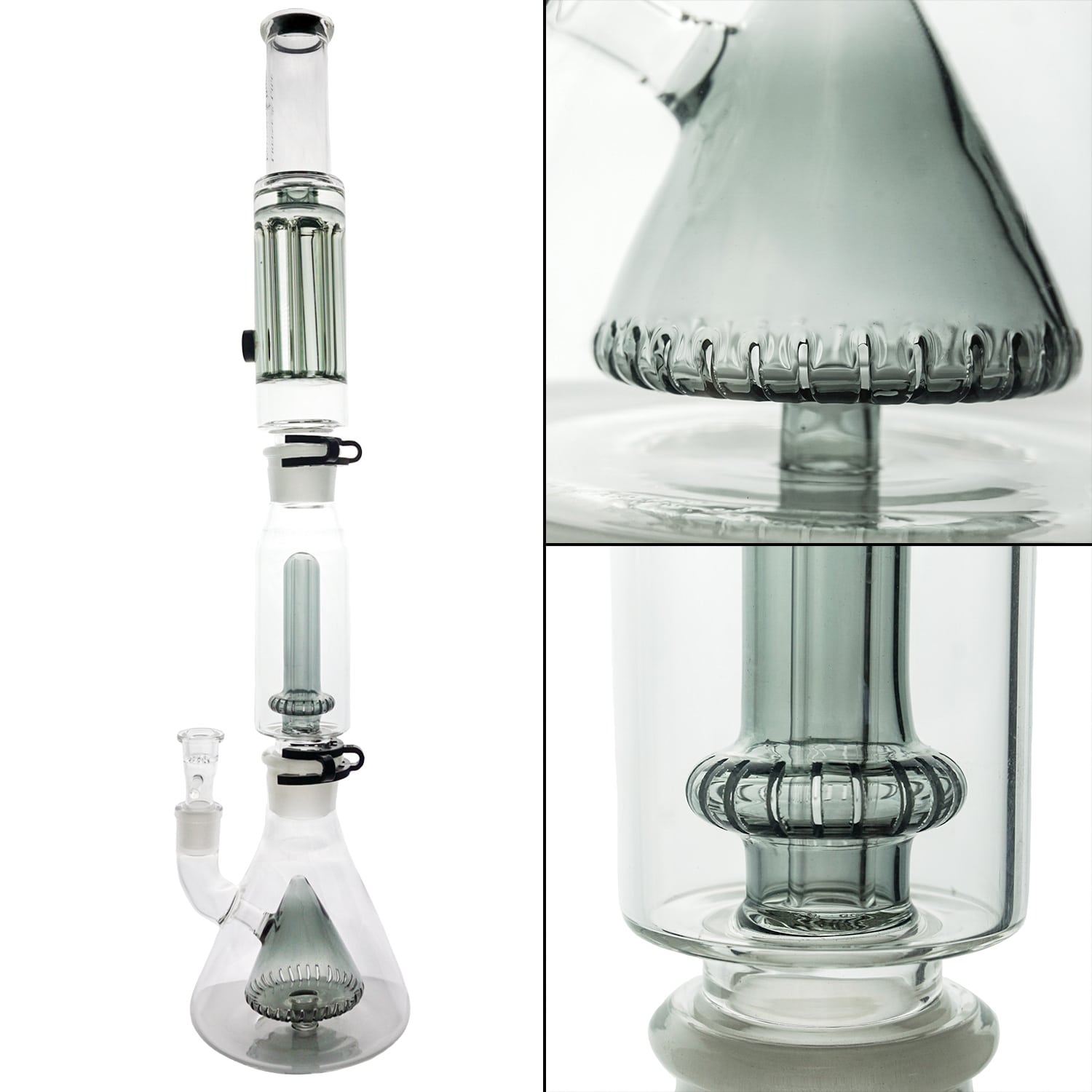 bong dual perc shot