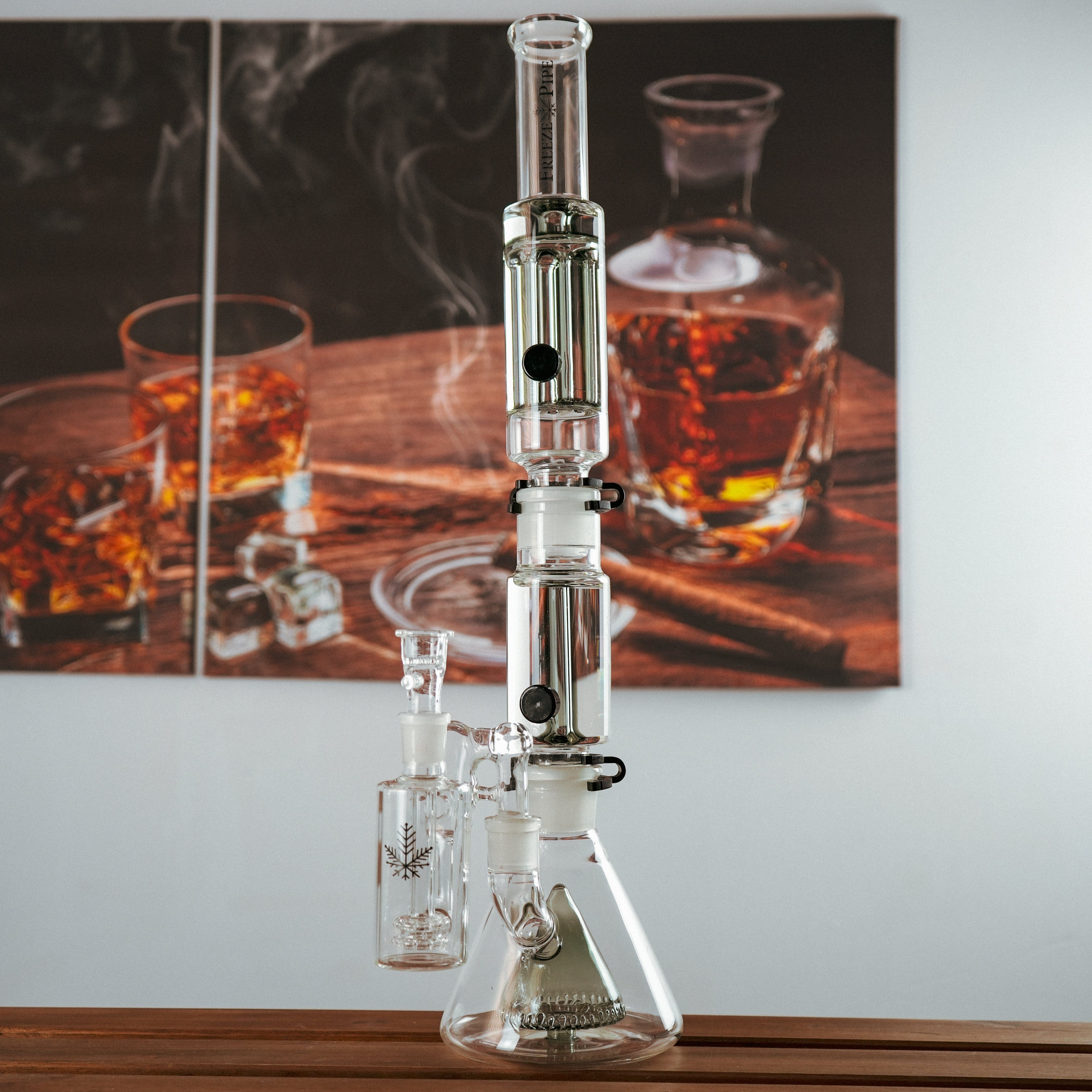 Bong XL Flower Kit + Middle Coil – The Freeze Pipe