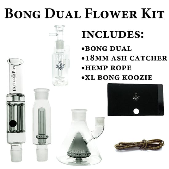 Bong Dual Flower Kit Pro – The Freeze Pipe