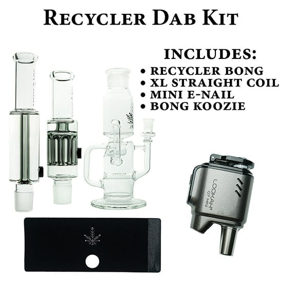 5 (4.6) Mini Glass Recycler Concentrate Dab Rig - Borosilicate