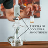 Freeze Pipe Gravity Fed Recycler Dab Rig